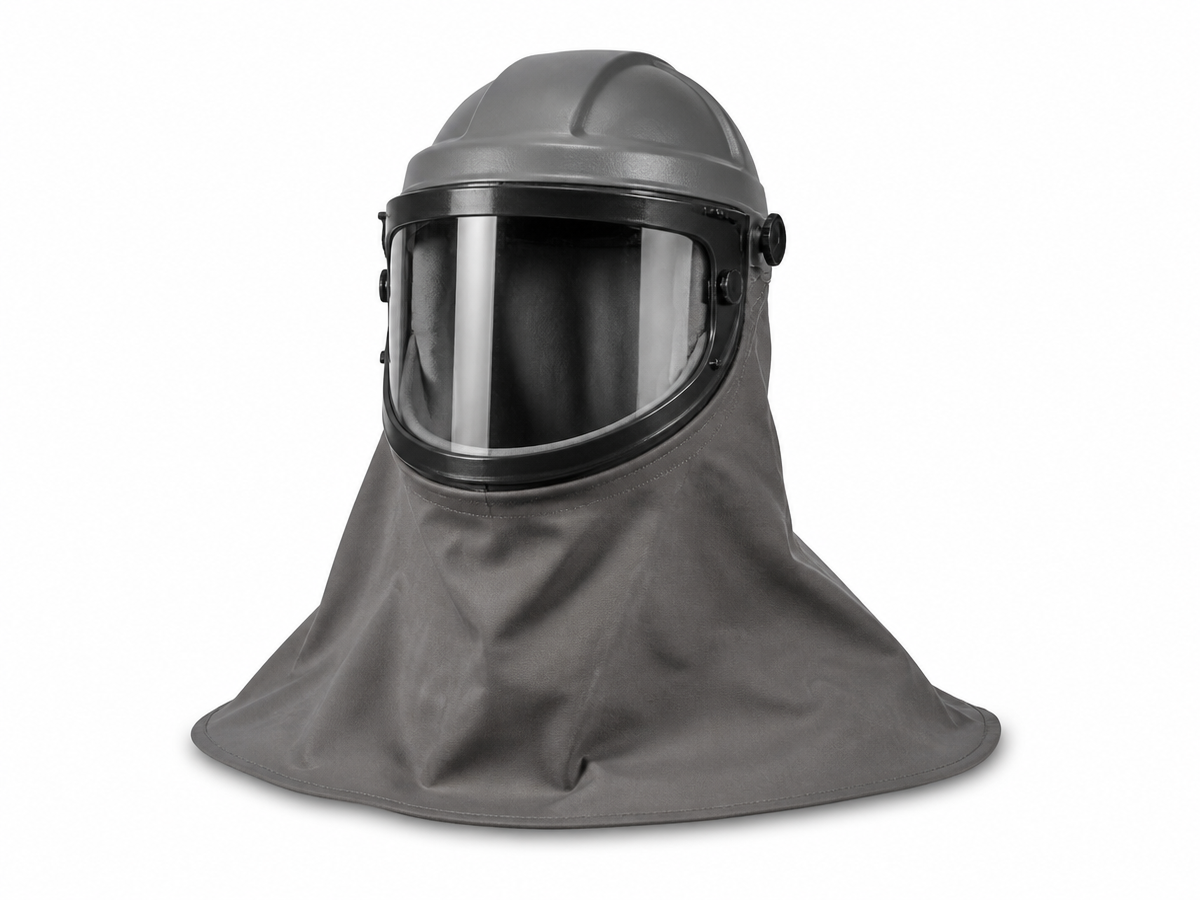 Abrasive blasting hoods