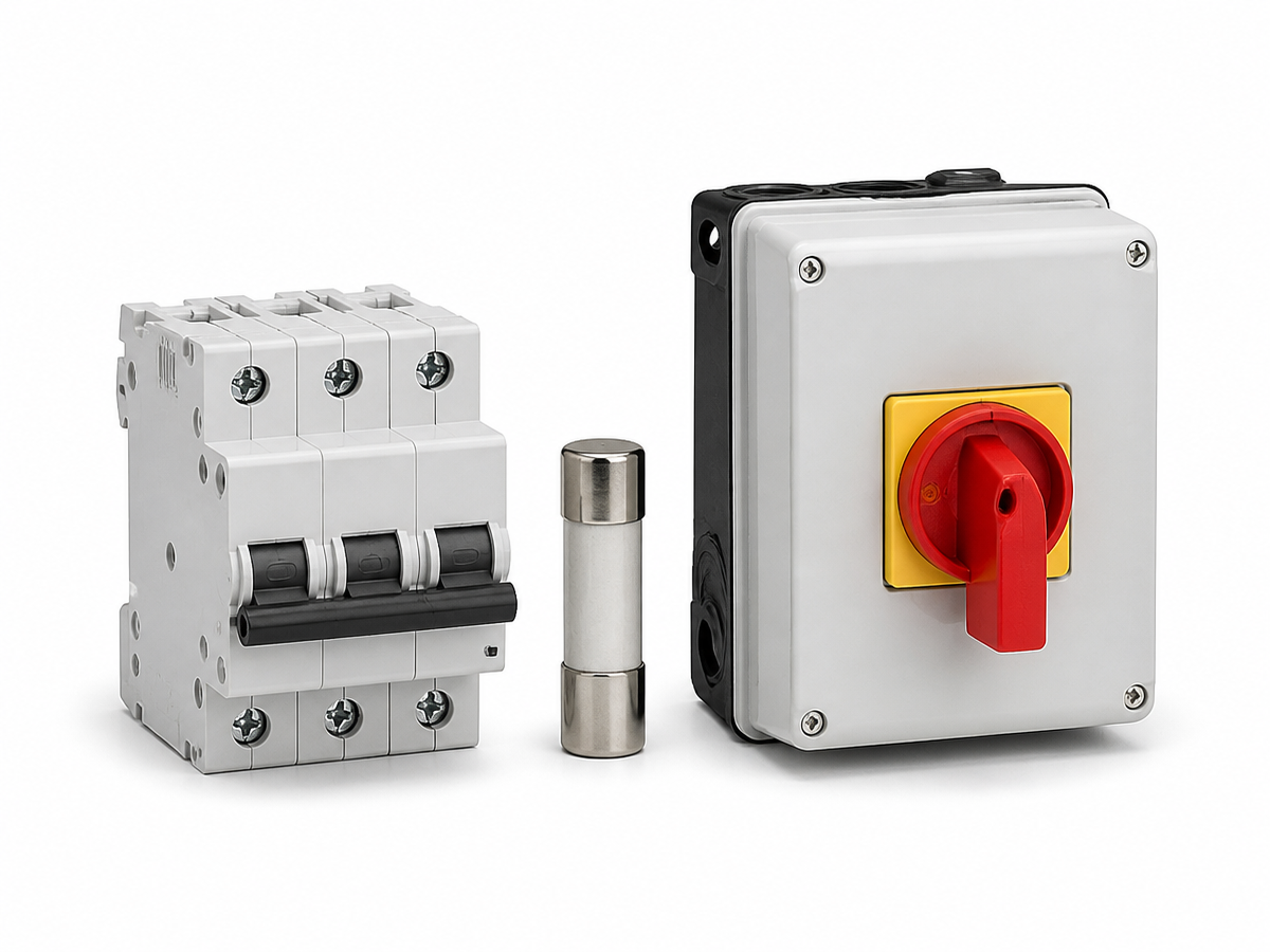 Fuses, Circuit breakers & Safety switches